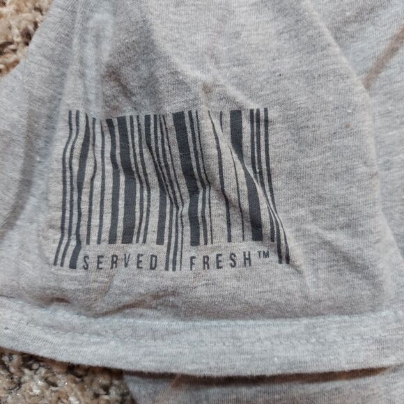 Served Fresh Clair Huxtable 80OZ Vintage Streetwear  Grey T-Shirt XXL - Picture 3 of 7